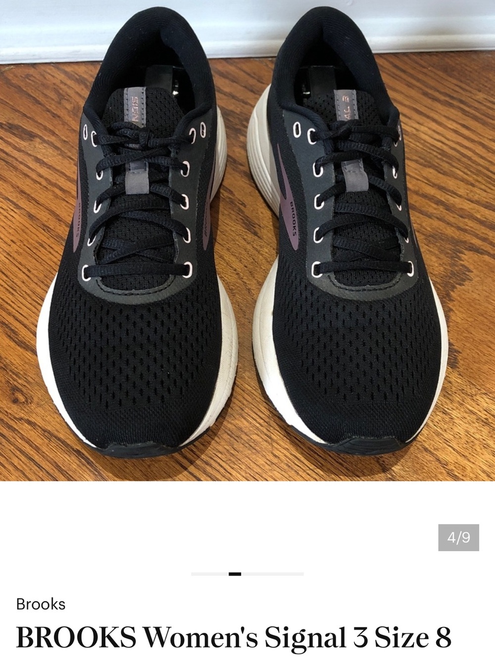 BROOKS Women's Signal 3 Size 8 - Picture 4 of 8